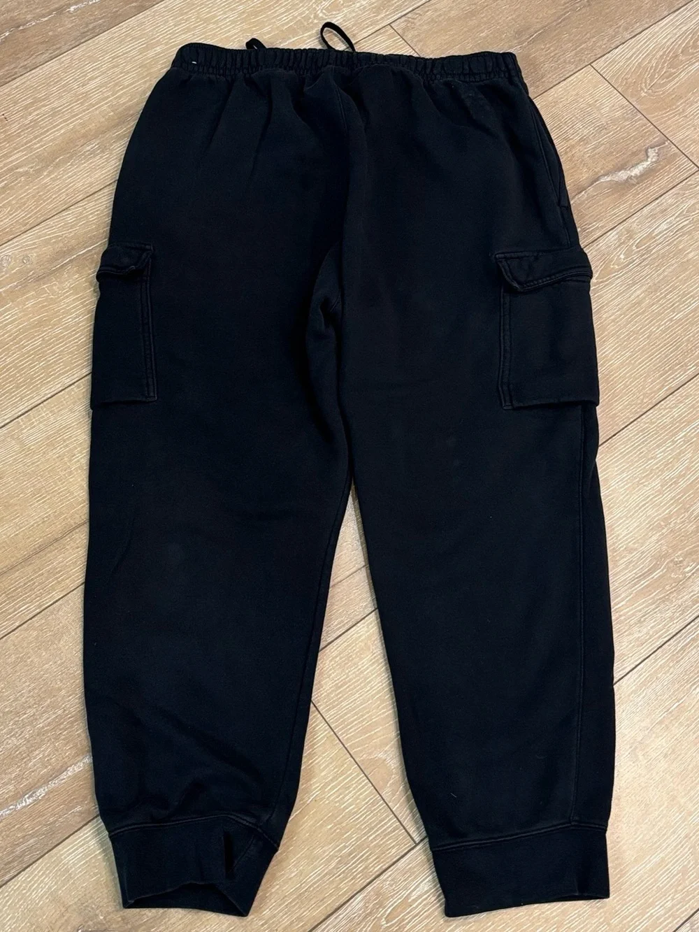 Nike Men’s Sportswear Club Fleece Cargo Joggers XXL Black Sweatpants